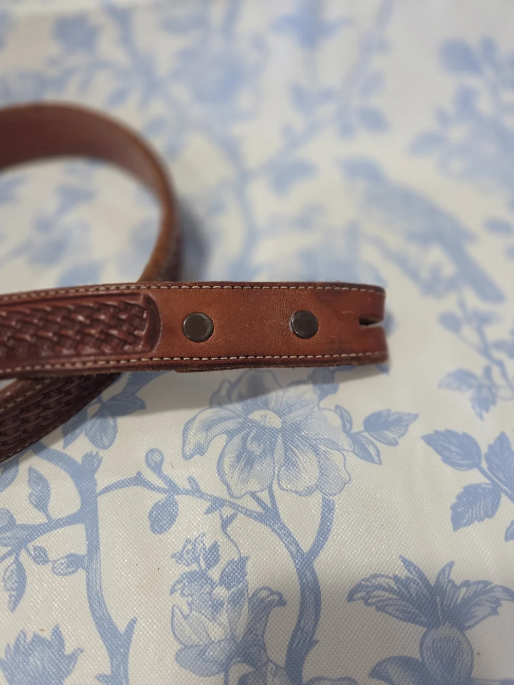 Vogt Basketwoven Leather Belt 30